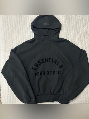 Essentials by Fear of God Black Pullover Hoodie